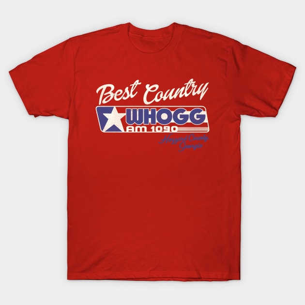 WHOGG Radio 1090 // Hazzard County Georgia T-Shirt by darklordpug